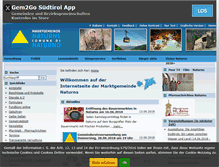 Tablet Screenshot of gemeinde.naturns.bz.it